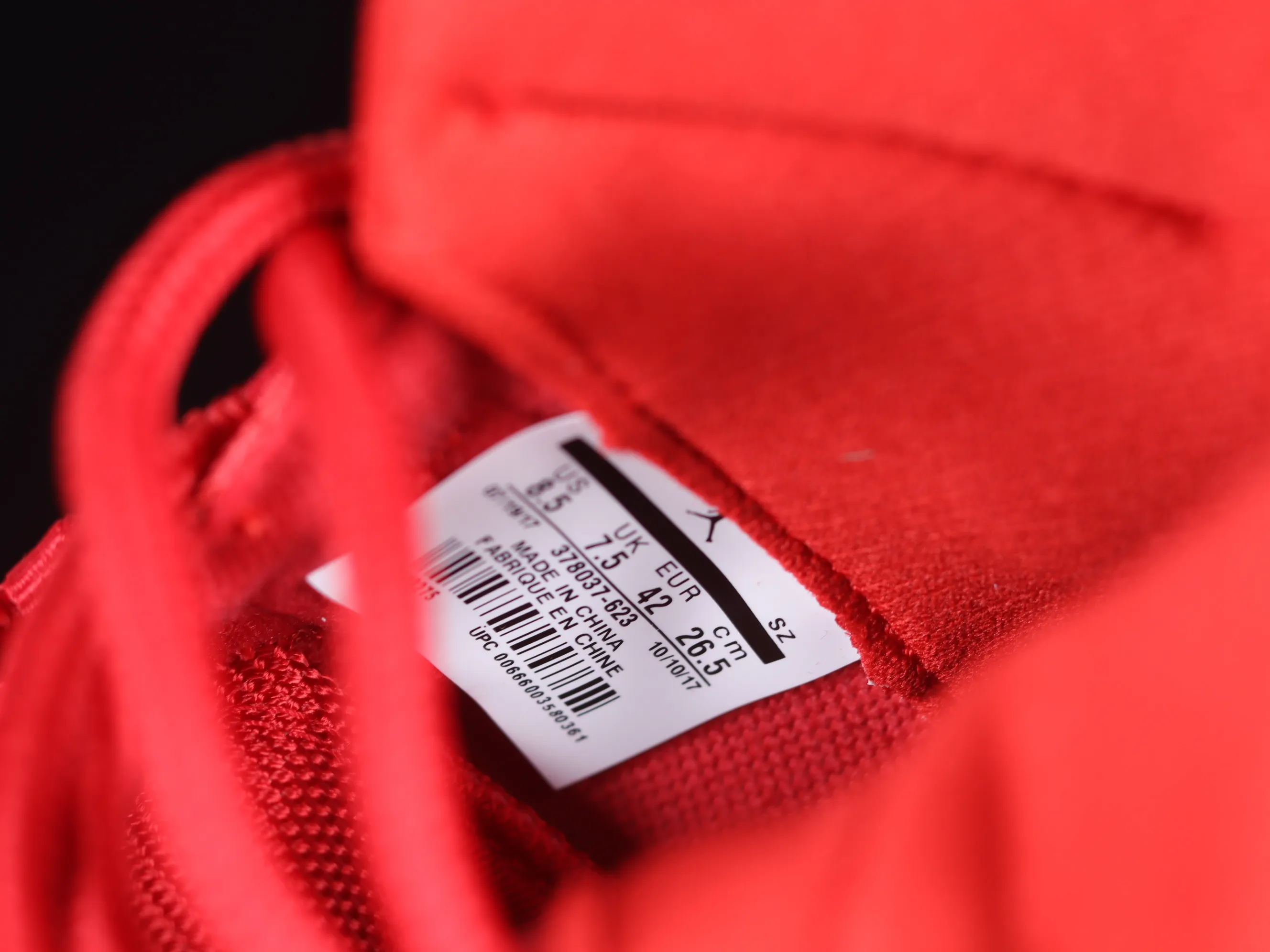 All categories Air Jordan Jordan series basketball shoes Air Jordan 11 F version Air Jordan 11 Velvet "Gym Red" AJ11 Joe 11 red Chicago Bulls genuine carbon 378037-623